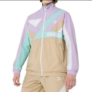 Puma x Diamond Supply Co. Wind Multicolor Pastel Jacket Size Medium